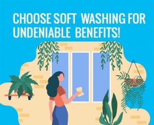 Choose Soft Washing for Undeniable Benefits! [infographic]